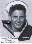 Joseph C. Theriault – Quartermaster PO Third Class